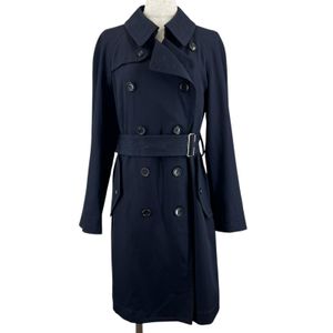 [5 Points] Excellent Condition ▲ COMME des GARCONS COMME des GARCONS Comme des Garçons Comme Comme RU-C014 Stitch Design Trench Coat Navy S Made in Japan Authentic Women's