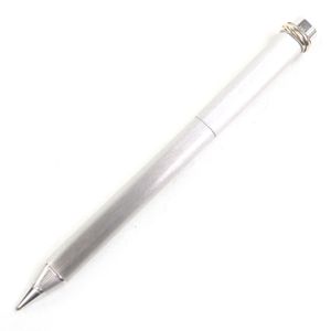 【ポイント5倍】極美品□Cartier カルティエ ヴィンテージ トリニティ ヘアライン キャップ式 ボールペン シルバー ゴールド ケース付き フランス製 メンズ
