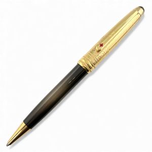 【ポイント5倍】良品▲MONTBLANC モンブラン マイスターシュテュック アラウンド ザ ワールド イン 80デイズ ドゥエ クラシック ボールペン ゴールド ブラウン 箱・保存袋付き ドイツ製 メンズ
