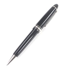 極美品□MONTBLANC モンブラン マイスターシュテュック ル・グラン Pix ツイスト式 ボールペン ブラック シルバー 保存袋・ケース付き ドイツ製 メンズ 筆記確認済み