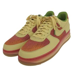 [5 Points] Unused ▲NIKE DZ4493-700 AIR FORCE 1 Chili Pepper Design Leather Low-Cut Sneakers Yellow Orange Green Size 28.5 With Box Men's