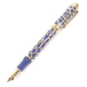 【ポイント5倍】美品□MONTBLANC モンブラン 4810 パトロンシリーズ 1995 プリンス・リージェント SV925使用 ペン先18K Mニブ リミテッドエディション 3719/4810 万年筆 ゴールド ブルー ドイツ製 総重量43.8g メンズ