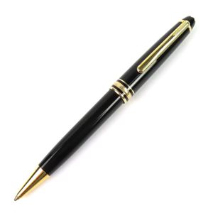 【ポイント5倍】良品△MONTBLANC モンブラン マイスターシュティック クラシック ー ホワイトスター ツイスト式 ボールペン ブラック ゴールド ドイツ製 メンズ 筆記確認済み