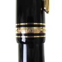 【ポイント5倍】良品▼MONTBLANC モンブラン マイスターシュテュック 149 18K ホワイトスター 万年筆 ブラック ゴールド ドイツ製 メンズ