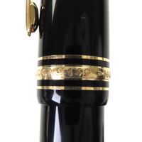 【ポイント5倍】良品▼MONTBLANC モンブラン マイスターシュテュック 149 18K ホワイトスター 万年筆 ブラック ゴールド ドイツ製 メンズ