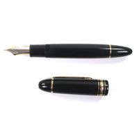 【ポイント5倍】良品▼MONTBLANC モンブラン マイスターシュテュック 149 18K ホワイトスター 万年筆 ブラック ゴールド ドイツ製 メンズ
