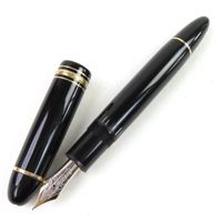 【ポイント5倍】良品△MONTBLANC モンブラン マイスターシュテュック 149 ペン先14K Fニブ ホワイトスター 万年筆 ブラック ゴールド 西ドイツ製 メンズ