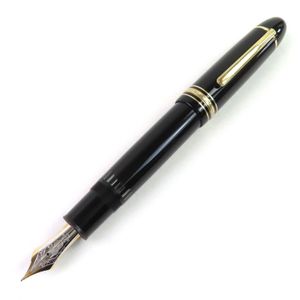 【ポイント5倍】良品△MONTBLANC モンブラン マイスターシュテュック 149 ペン先14K Fニブ ホワイトスター 万年筆 ブラック ゴールド 西ドイツ製 メンズ
