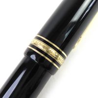 【ポイント5倍】良品△MONTBLANC モンブラン マイスターシュテュック 149 ペン先14K Fニブ ホワイトスター 万年筆 ブラック ゴールド 西ドイツ製 メンズ