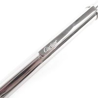【ポイント5倍】極美品□Cartier カルティエ マスト ドゥ カルティエ 2Cデコール ツイスト式 ボールペン シルバー ケース付き フランス製 メンズ 筆記確認済み