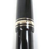【ポイント5倍】極美品□MONTBLANC モンブラン マイスターシュテュック 149 ペン先18K Mニブ キャップ式 万年筆 ブラック ゴールド 箱・ケース付き 西ドイツ製 メンズ
