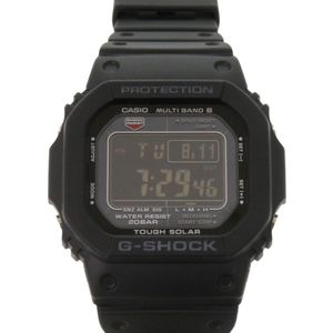 全新未使用卡西歐G-SHOCK GW-M5610U-1BER 樹脂黑色太陽能數位手錶 黑色 G-Shock 1622 [二手]CASIO
