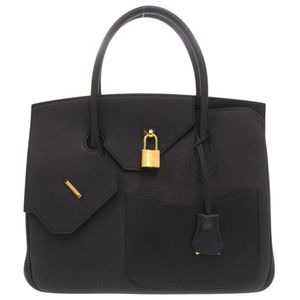 Unused Hermes Birkin 30, Togo leather, black, gold hardware, B stamp (2023 production), handbag, black, 0188 [Pre-owned] HERMES