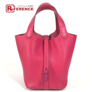 HERMES All Pink Picotin Lock PM 18 Picotin Lock PM Handbag