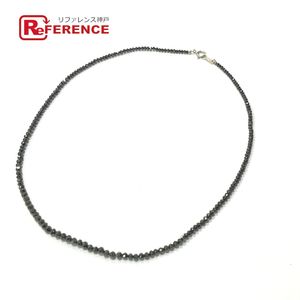 Jewelry K14WG setting Black diamond necklace