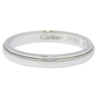 Cartier D'Amour Wedding Ring, Size 6, B4093946, Pt950 Platinum, Approx. 2.7g , Women's [Used]
