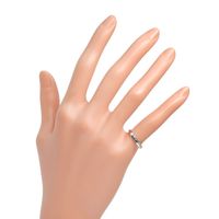 Cartier D'Amour Wedding Ring, Size 6, B4093946, Pt950 Platinum, Approx. 2.7g , Women's [Used]