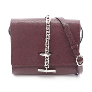 [Used] Hermes HERMES Shoulder Bag Chaine d'Ancre To Go Compact Rouge Sellier Rouge Sellier Other Chaine d'Ancre To Go Compact Rouge Sellier