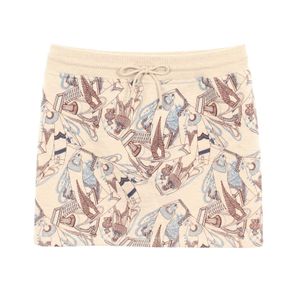 [Used] Hermes HERMES Skirt Zouaves et Dragons Finesse Sweat Cotton Skirt Women's Used A