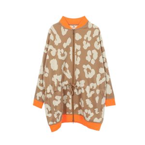 [Used] Hermes JUNGLE LOVE Twillaine Zip-Up Silk Jacket for Women - Used A