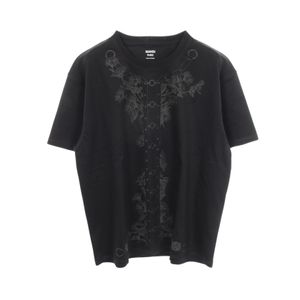 [Used] Hermes HERMES Short-Sleeved T-Shirt Cartouche 6E4620DC Cotton T-Shirt Women's Unused