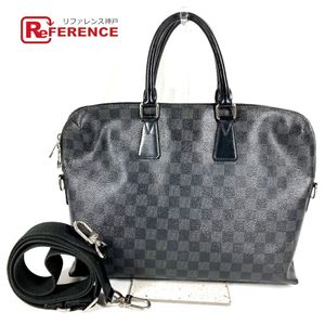 LOUIS VUITTON CA3104 Damier Graphite Port Document Jour PDJ Business Bag