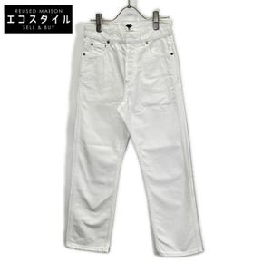 Christian Dior White BEE Tag Distressed Denim Pants Size 36 [Used]