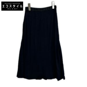 Moncler Black GONNA Waist Logo Skirt, Size 38 [Used]