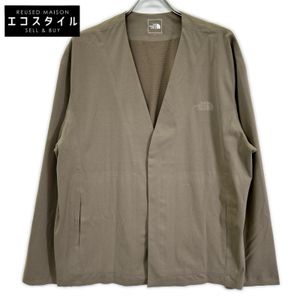 The North Face NT12560 Beige Snap Button Tech Lounge Cardigan (2025 model), Size L [Used]