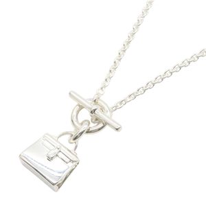 [Used] Hermes HERMES Necklace Amulette Kelly Necklace Neck circumference 40.5cm Sterling Silver 925 Amulette Kelly Necklace Women's Used A