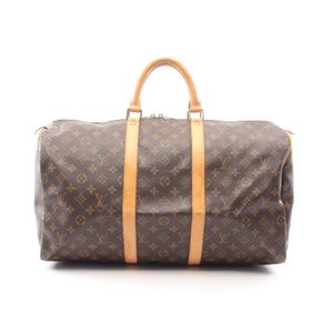 [Used] Louis LOUIS VUITTON Keepall 50 Boston Bag M41426 PVC Coated Canvas Leather Keepall 50 Unisex Used B