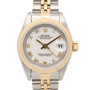 【二手】勞力士ROLEX腕錶 Datejust S 序號 69173 WH/RO K18（黃金）不鏽鋼 Datejust S 序號女二手 A