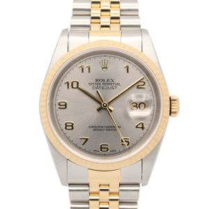 [Used] ROLEX Datejust K-serial 16233 GL/AR K18 (Yellow Gold) Stainless Steel Men's Watch Used A