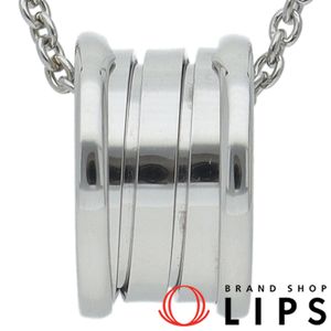 Bvlgari B.zero1 Necklace 352815 (Head (approx. cm): Height 1.4 x Width 0.9 x Depth 1.4, Chain: approx. 40 cm) K18WG, Polished, Excellent Condition [Pre-owned]