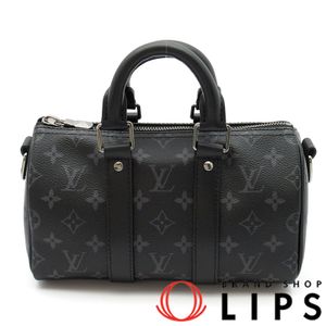 Louis Vuitton Keepall Bandoulière 25 M46271 Monogram Eclipse Women's Boston Bag

Black/Gray [Used]