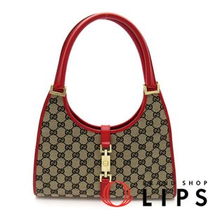 Gucci 구찌 재키 원 숄더백 002.1067 GG 캔버스/레더 여성용 숄더백
브라운/레드【중고】