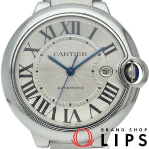 Cartier 발롱 블루 드 까르띠에 LM 워치 42mm 오토매틱 W69012Z4 SS 남성용 시계 실버 폴리싱 완료 미품 【중고】