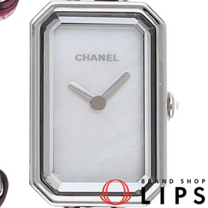 นาฬิกา Chanel Premiere Rock Pop หน้าปัดมุกสีชมพู รุ่นลิมิเต็ดอิดิชั่น 1,000 เรือนทั่วโลก Premiere Rock Pop H4557 SS/หนัง นาฬิกาสตรี หน้าปัดมุกสีขาว ผ่านการขัดเงาแล้ว สภาพสวยงาม 【มือสอง】