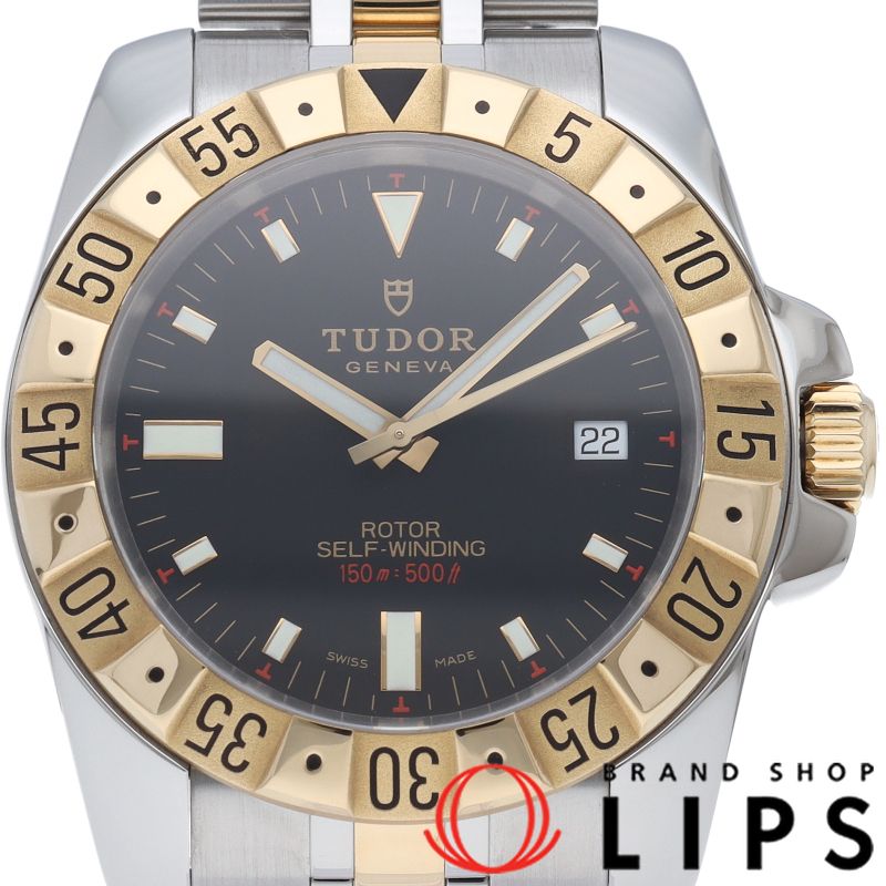 Tudor Sport Collection Watch 39mm Sports Automatic 20023 K18YG/SS Men's Watch Black Polished Excellent Condition [Pre-owned]