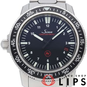 Sinn 603 EZM3 Diver's Watch 41mm 603 EZM3 603.EZM3 Box 1 Link Stainless Steel Men's Watch Black Excellent Condition [Used]