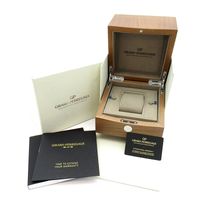 Girard-Perregaux Laureato Absolute WW.TC 44mm 81065-21-491-FH6A Box, Warranty Card, Titanium/Rubber Strap, Men's Watch, Blue, Polished, Excellent Condition [Used]