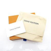 Louis Vuitton LV Initial Mask Maille M76748 Nylon Women's Black [Used]