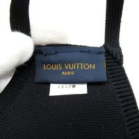 Louis Vuitton LV Initial Mask Maille M76748 Nylon Women's Black [Used]