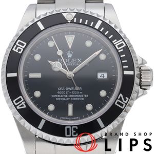 Rolex Sea-Dweller 16600(A) Stainless Steel Men's Watch, Black, Refurbished, 1999 Model, Excellent Condition [Used]