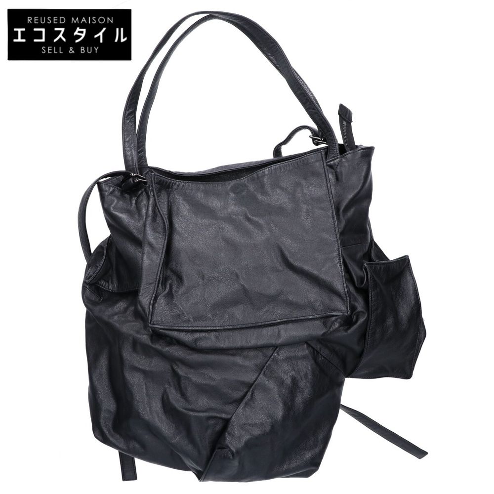 Discord Yohji Yamamoto [Excellent Condition/24AW] DO-I40-791 Cubic Tote Leather [Used]