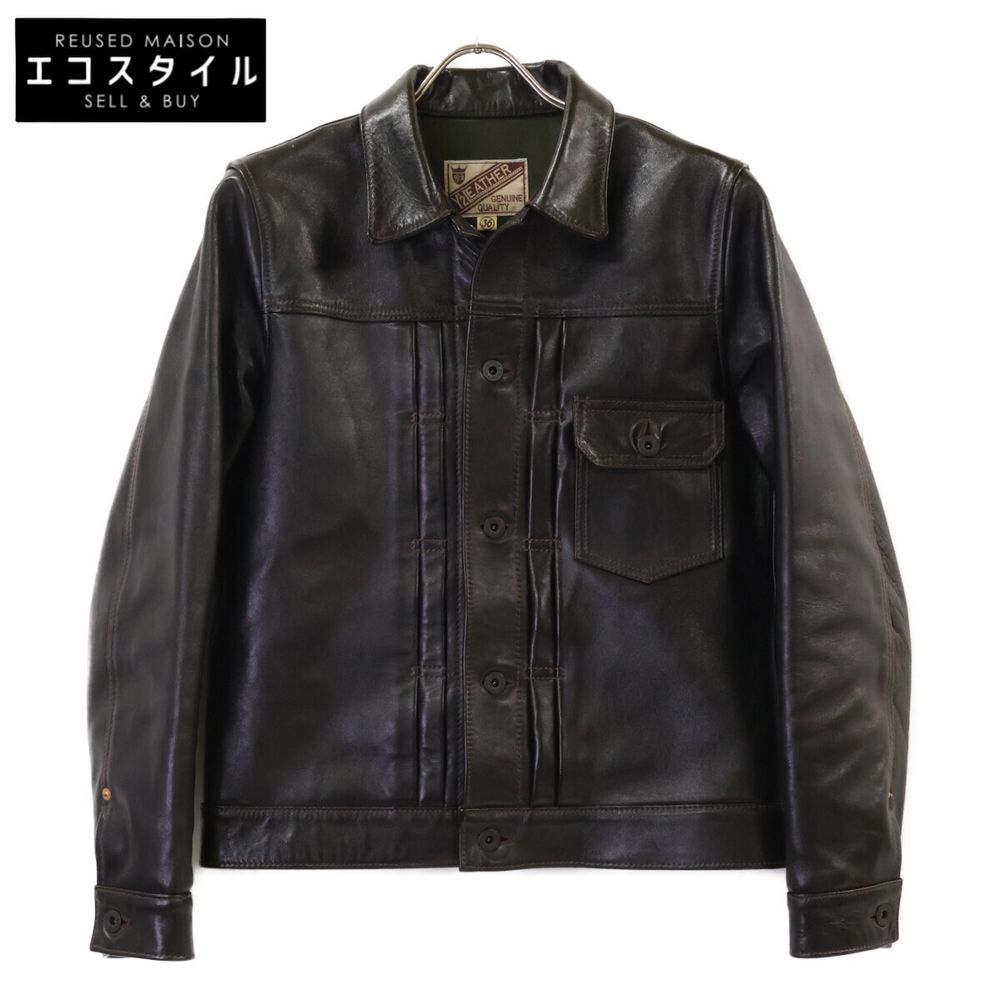 Y2 Leathers [Excellent Condition] LB-140 ANILINE HORSE TYPE I JEAN JACKET Horsehide Jacket Size 36 [Used]