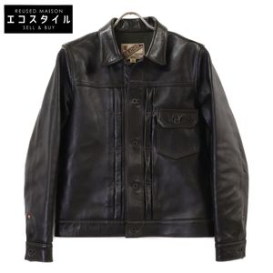 Y2 Leathers [Excellent Condition] LB-140 ANILINE HORSE TYPE I JEAN JACKET Horsehide Jacket Size 36 [Used]
