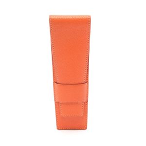 【中古】 エルメス HERMES ペンケース ヒューゴ オレンジ その他 ヒューゴ オレンジ レディース Used A
