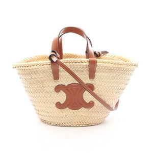【二手】Celine CELINE單肩包 Teen Triomphe Classic Panier 2WAY 113832CGG04LU 皮革手提包 女士 全新