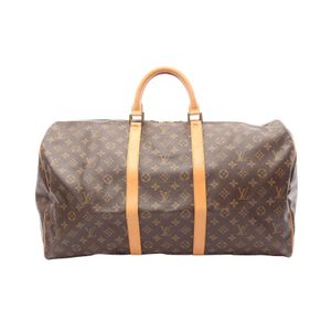 [Used] Louis LOUIS VUITTON Keepall 55 Boston Bag, Monogram M41424, PVC Coated Canvas Leather, Unisex, Used A